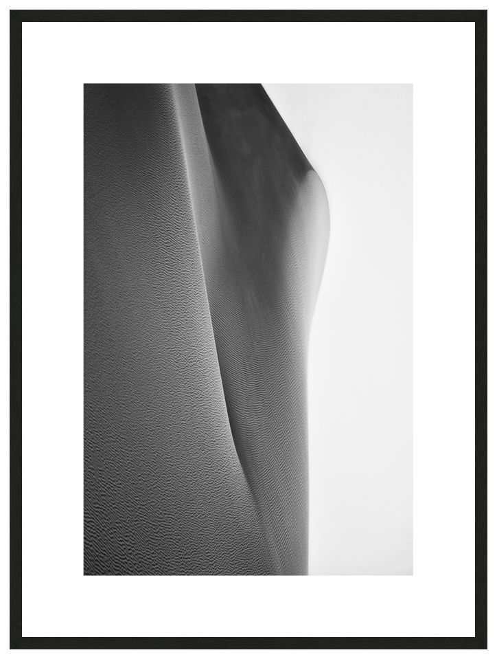 Frisson of Excitement with frame, Reverse Bodyscapes Series, Nik Barte